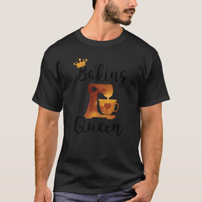 Camiseta Mezclador de soporte Baker Queen Best Baker (Anverso)