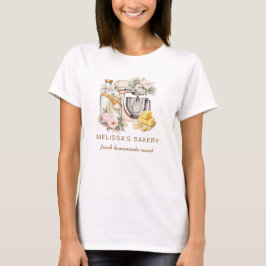 Camiseta Mezclador de soportes florales y ingredientes de c