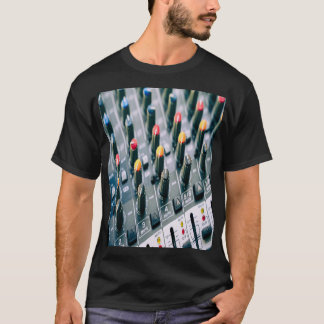 Camiseta Mezclador masculino controlador de música Sound St