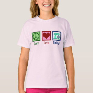 Camiseta Mezclador Verde azulado de Stand Baking Cute Baker