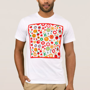 Camiseta Mezclas de patrones de fruta. ¡Hazte con una en Za