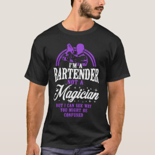 Camiseta Mezclólogo barman soy barman, no magicia