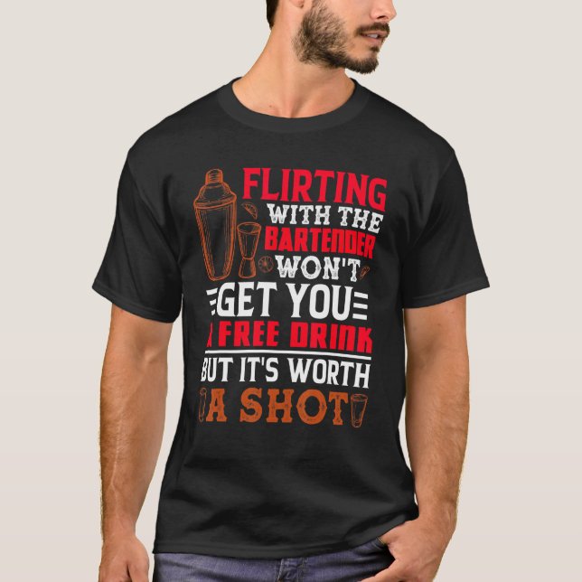 Camiseta Mezclólogo de Bartender (Anverso)