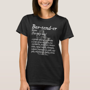 Camiseta Mezclólogo de definición moderna de barman