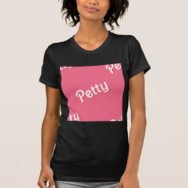 Camiseta mezquino rosa (Anverso)