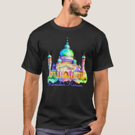 Camiseta Mezquita acuarela Ramadán