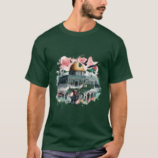 Camiseta Mezquita Al-Aqsa Libre Monumento Mundial a la cami