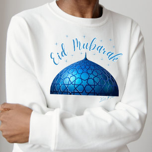 Camiseta Mezquita Azul de Eid Mubarak