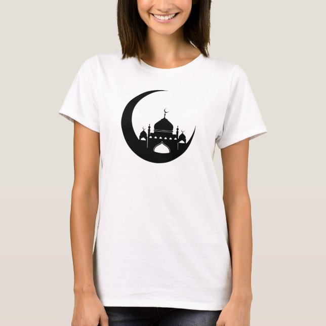Camiseta Mezquita en Crescent Moon Ramadan (Anverso)