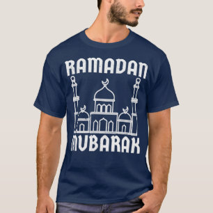 Camiseta Mezquita Islámica Ramadán Mubarak Islam Ramada mus