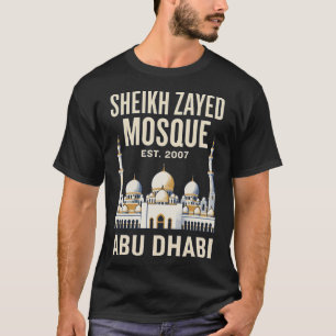 Camiseta Mezquita Sheikh Zayed Abu Dhabi Emiratos Árabes Un