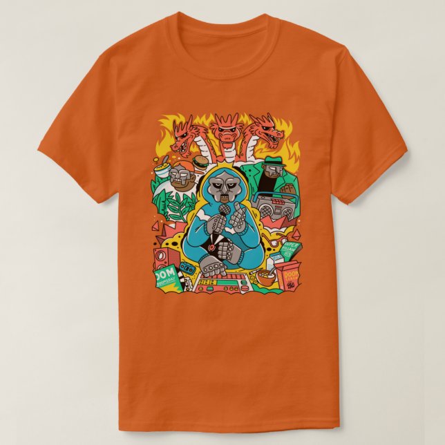 Camiseta mf doom (Diseño del anverso)