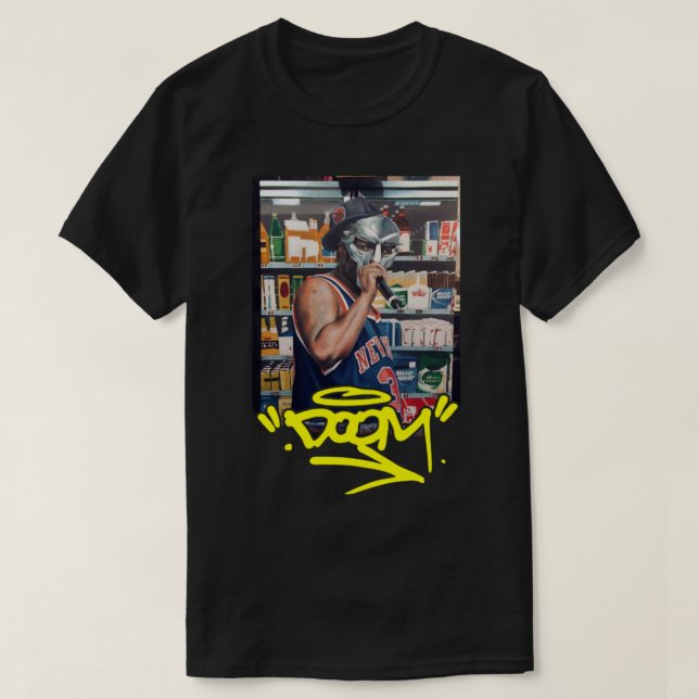 Camiseta mf doom (Diseño del anverso)