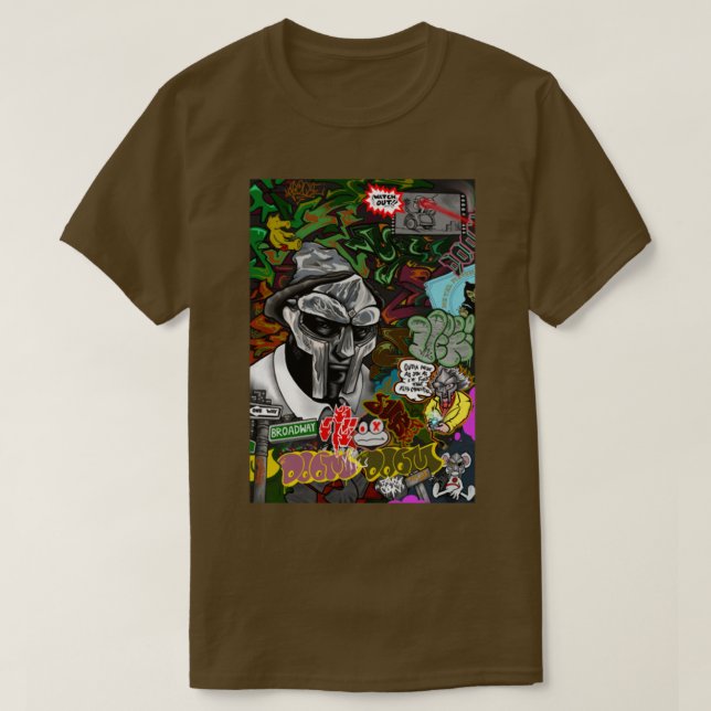 Camiseta mf doom (Diseño del anverso)