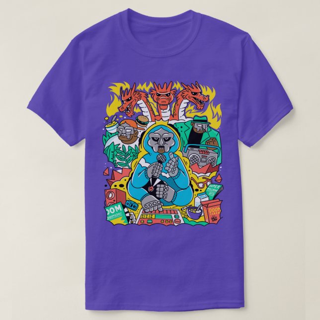 Camiseta MF DOOM AMIENTOS Béisbol TShirt (Diseño del anverso)