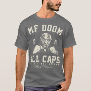 Camiseta MF Doom Retro Vintage Tote Blanco