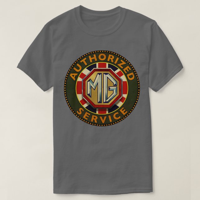 Camiseta MG cars Service (Diseño del anverso)