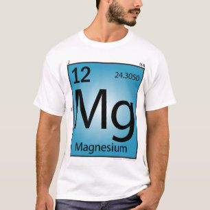 Camiseta (Mg) del elemento del magnesio - frente