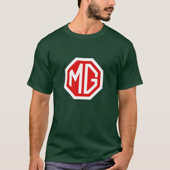 Camiseta MG Octagon (rojo/blanco) (Anverso)