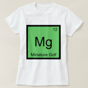 Camiseta Mg - Símbolo de elemento de química divertida de