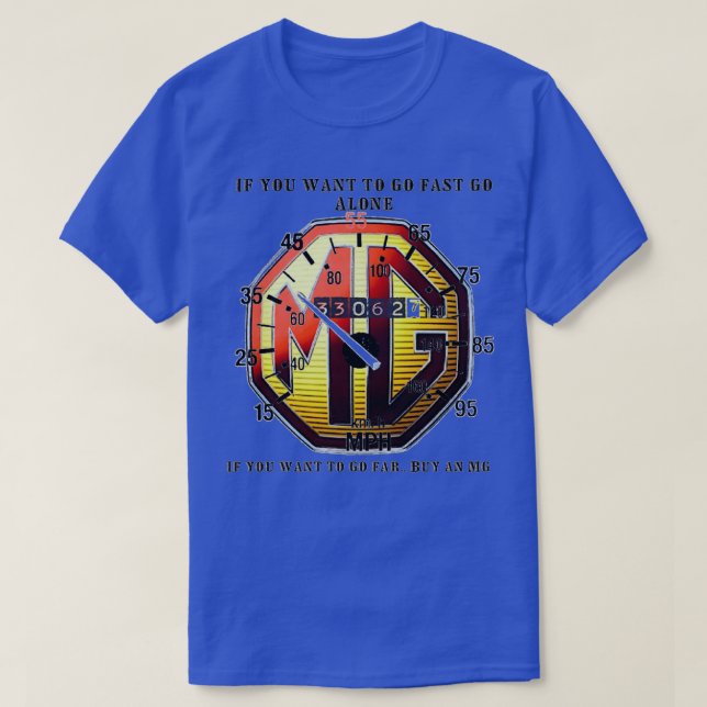 Camiseta MG Speedometer (Diseño del anverso)