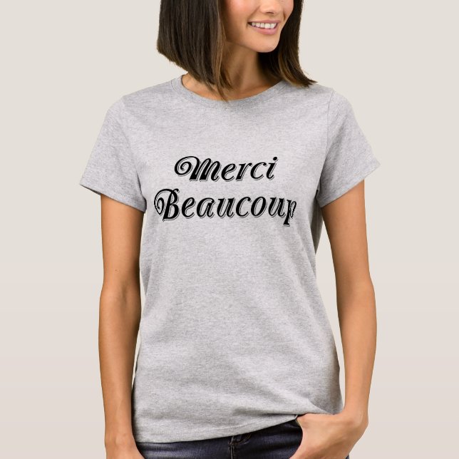 Camiseta MGracias Beaucoup T-Shirt Tumblr (Anverso)