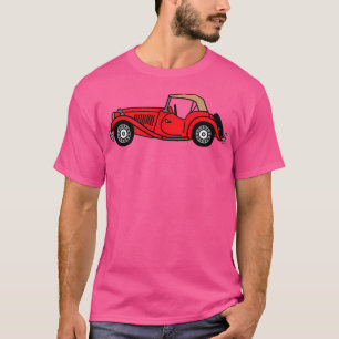 Camiseta Mgtd Mg Td Red British Classic Sportscar