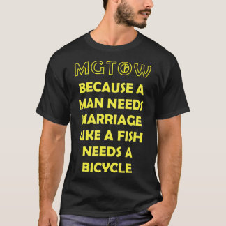 Camiseta MGTOW porque un hombre necesita la manósfera del m