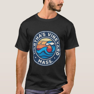 Camiseta Mha'S Vineyard Massachusetts Ma Olas Náuticas De