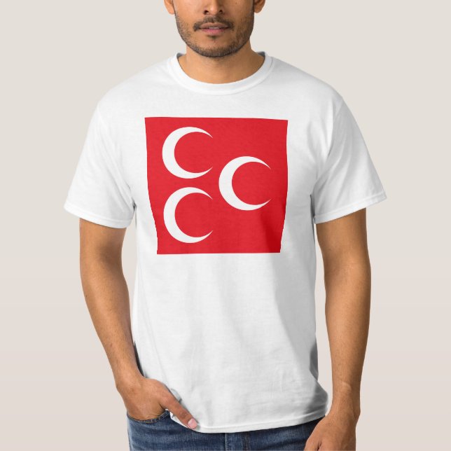 Camiseta Mhp, bandera de Turquía (Anverso)