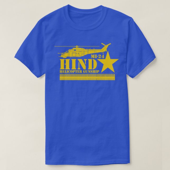 Camiseta MI24 Hind Gunship (Diseño del anverso)