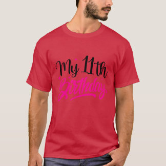 Camiseta Mi 11º cumpleaños01