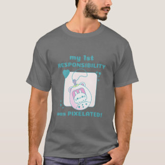 Camiseta mi 1ra responsabilidad era Pielated Rabbit Gamer f