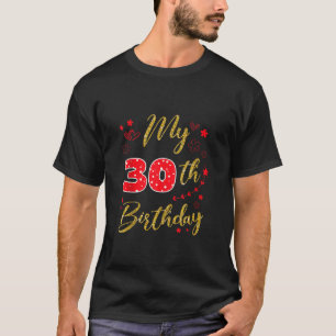 Camiseta Mi 30.º Fiesta de la Familia Cute de Cumpleaños de