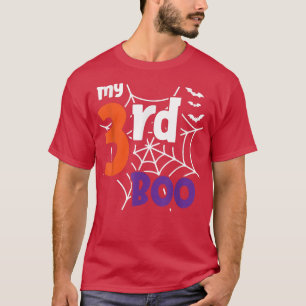 Camiseta Mi 3er Boo Lazy Halloween Costume Cute Spider Web