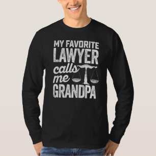 Camiseta Mi abogado favorito me llama examen de estado de d