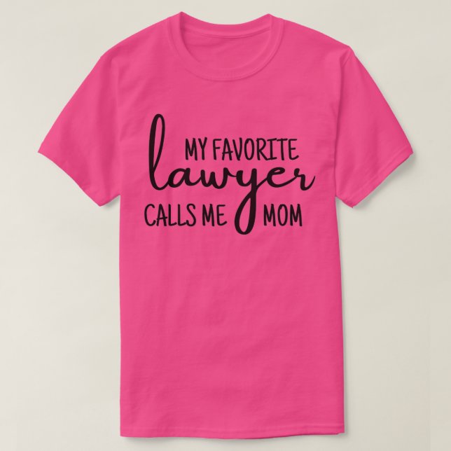 Camiseta Mi abogado favorito me llama regalo de abogado div (Diseño del anverso)