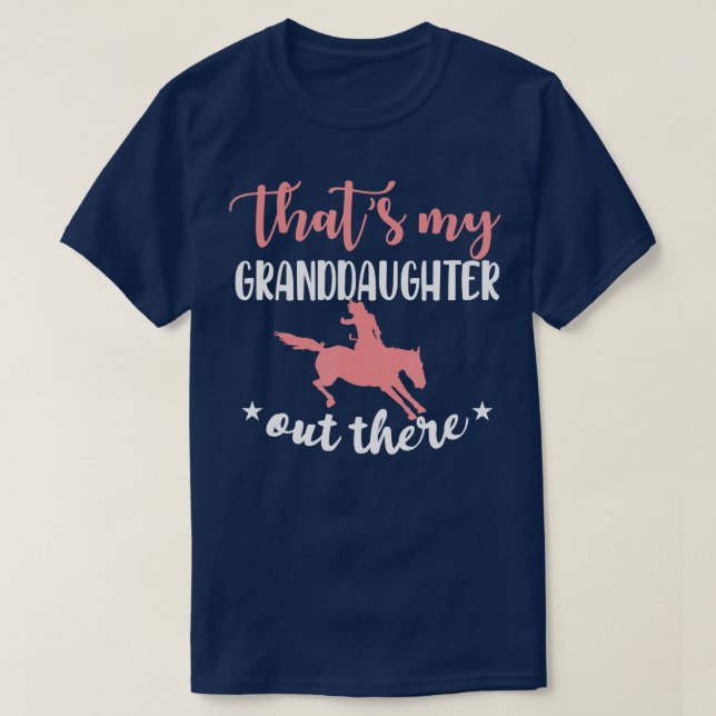 Camiseta Mi Abuela Abuela Abuela De Caballo Rodeo Rider Gra (Diseño del anverso)