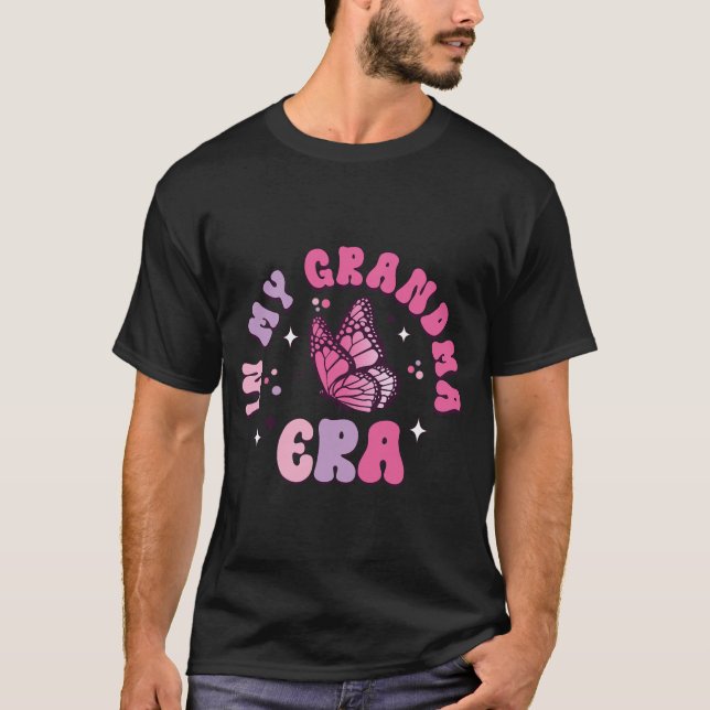 Camiseta Mi abuela era divertida mariposa Groovy madre retr (Anverso)