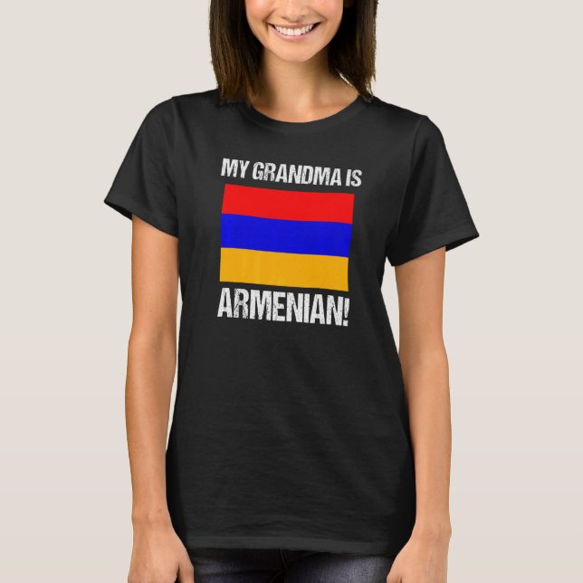 Camiseta Mi abuela es la bandera del Orgullo Armenio de Arm (Anverso)