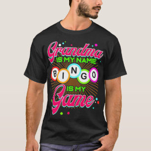 Camiseta Mi abuela es mi Bingo de Nombre es mi Juego Lucky 