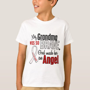 Camiseta Mi abuela es un cáncer de pulmón del ángel