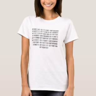Camiseta Mi abuela habla en código en binario