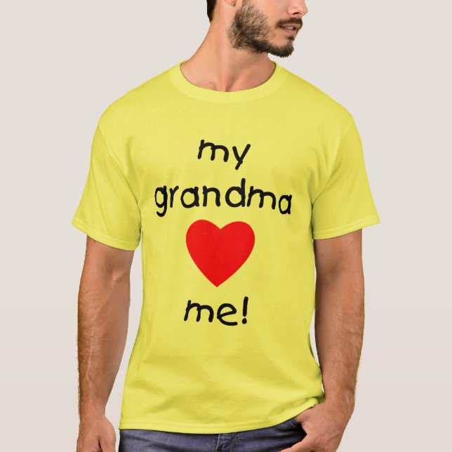 Camiseta mi abuela me ama (Anverso)