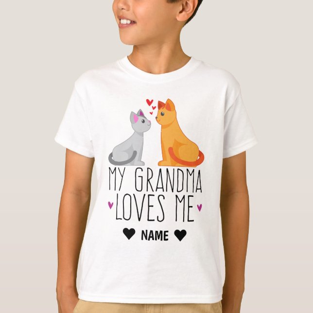 Camiseta Mi abuela me ama (Anverso)