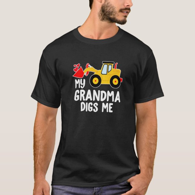 Camiseta Mi abuela me cava 1 (Anverso)