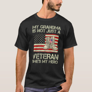 Camiseta Mi Abuela No Es Sólo Veterana, Es Hero Combate Boo