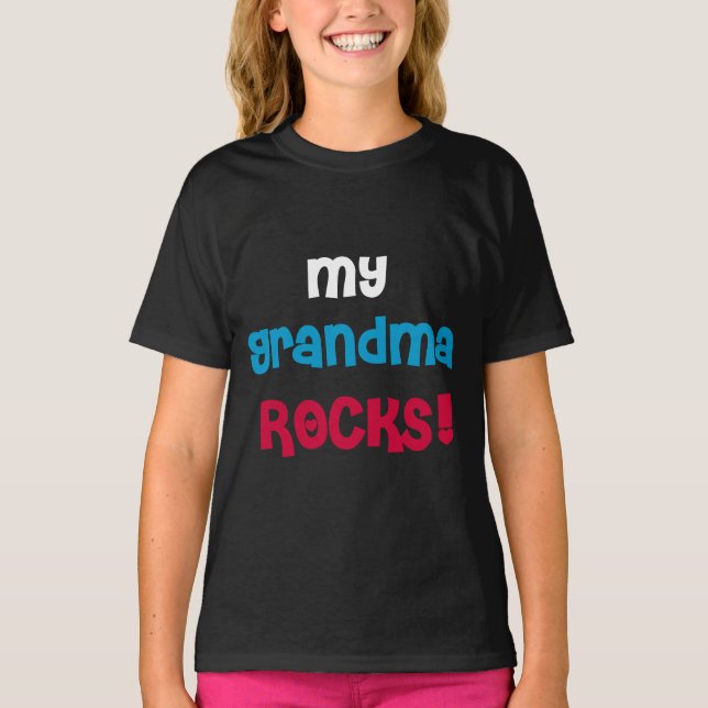 Camiseta Mi abuela roca (Anverso)