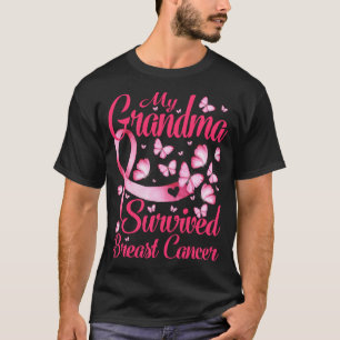 Camiseta Mi abuela sobrevivió a la encuesta sobre el cáncer