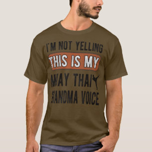 Camiseta Mi abuela tailandesa muay abuela tailandesa